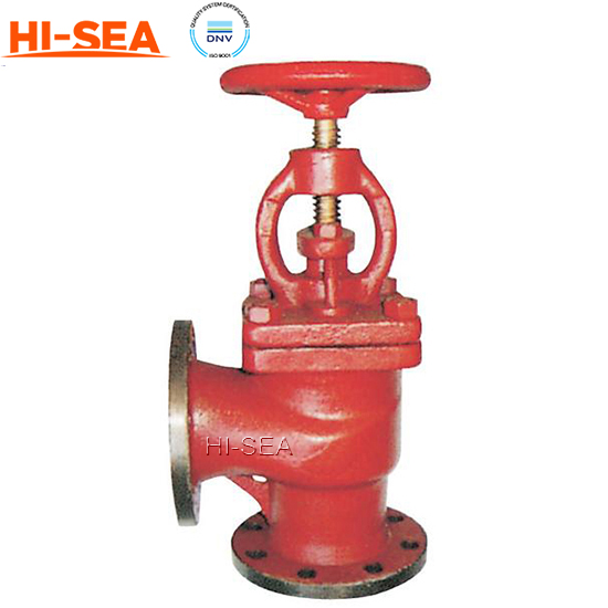 Marine DIN Cast Iron Angle Globe Valve